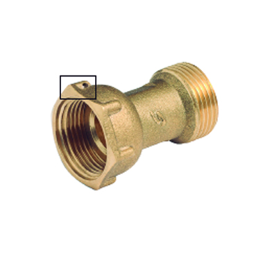 SOBIME 015303 FB RACORD COMPTADOR  3/4"M-3/4"FB A/PRECINTE